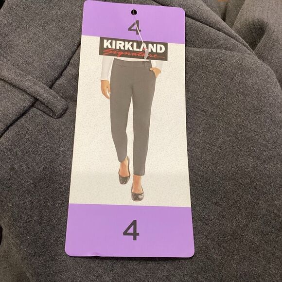 NWT Kirkland Signature Ladies' Modern Fit Comfort Stretch Ankle Ankle Pants 4 - Picture 9 of 15